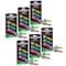 Ticonderoga Mini Vinyl Erasers, 5 Assorted Neon Colors, 6PK 38963 - alternate 1